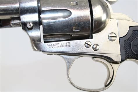 Colt Bisley Saa Single Action Army Candr Revolver Antique Firearms 006