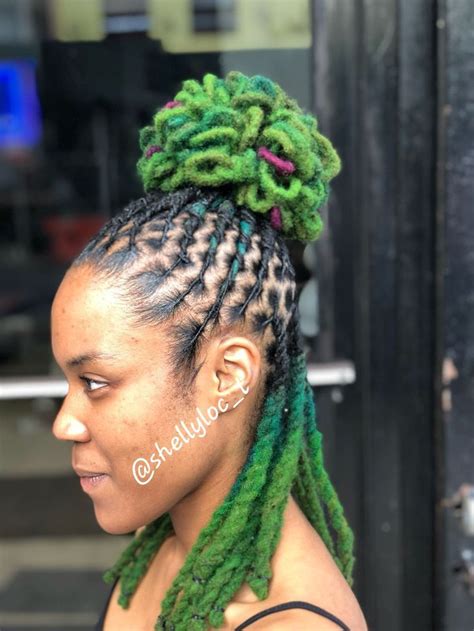 Find here perfect ideas of short haircuts to get beautiful look on your celebrations. Styles For Short Locs Hair in 2020 | Dread hairstyles ...