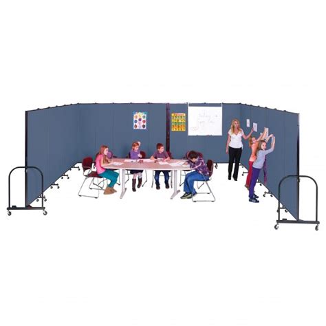 Flexible Walls For A Portable Classroom Space Screenflex Dividers