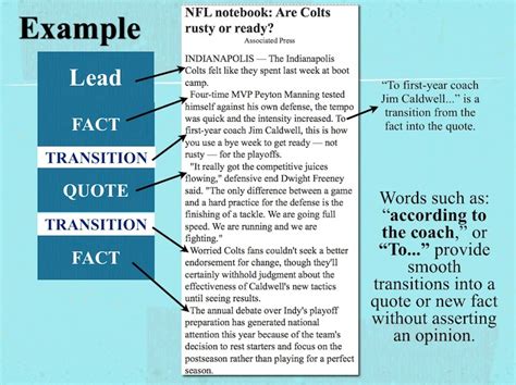 News Article Lead Examples Ppt News Report Powerpoint Presentation