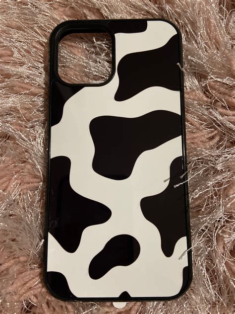 Cow Print Rubber Phone Case For Iphone 1111pro Xs Max Etsy