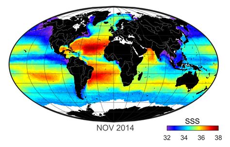 Nasa Salinity Aquariussmap Optimum Interpolation Maps Sea Surface