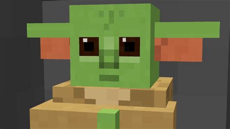We Made Baby Yoda In Minecraft Youtube