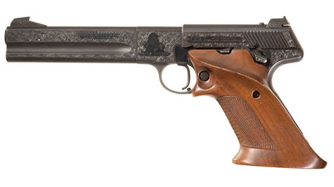 Engraved Colt Second Series Woodsman Match Target Pistol Rock Island