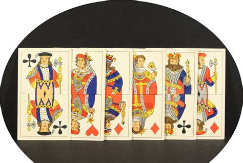 A Set Of Decorated Playing Cards From The Imperial Playing Card Factory