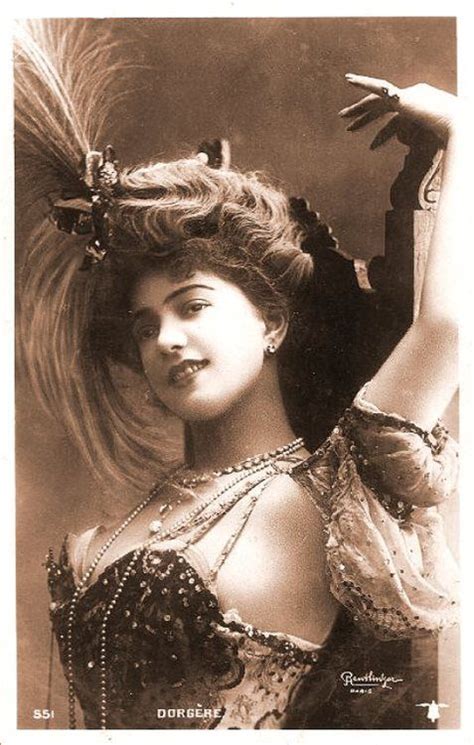 French Edwardian Burlesque Dancer Arlette Dorgere Burlesque Vintage