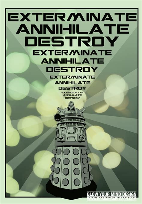 Dalek Exterminate By Robgrafix On Deviantart