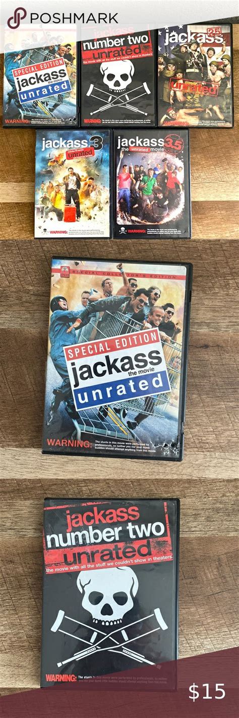 Jackass Unrated Dvd Movie Collection Movie Collection Jackass Dvd