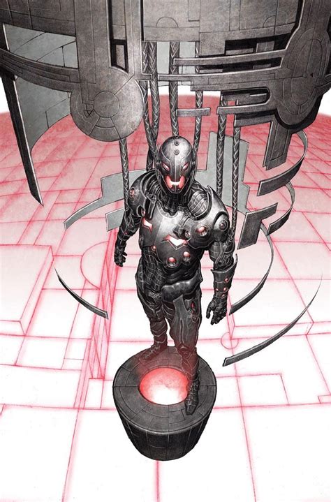 Ultron Por Bryan Hitch Comic Book Villains Marvel Villains Comic