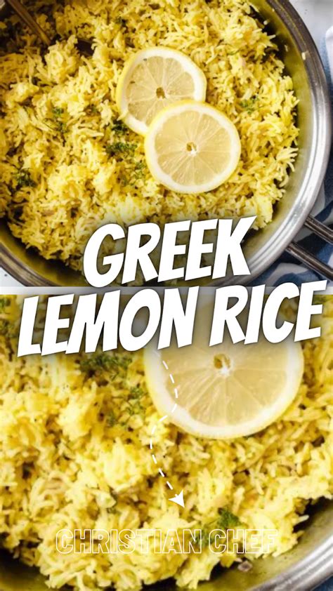 Greek Lemon Rice A Zesty Delight That Will Tantalize Your Taste Buds