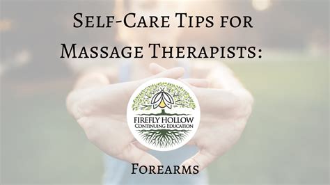 Massage Therapist Self Care Tips Forearm Stretch Youtube