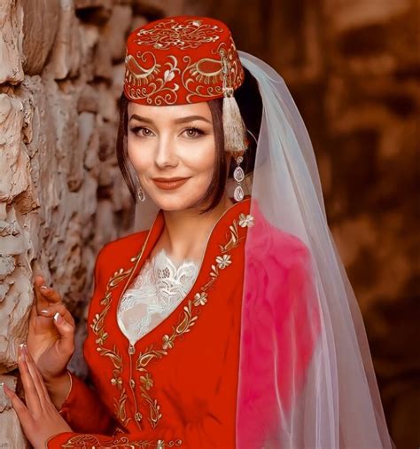 Traditional Crimean Tatar Wedding Outfit