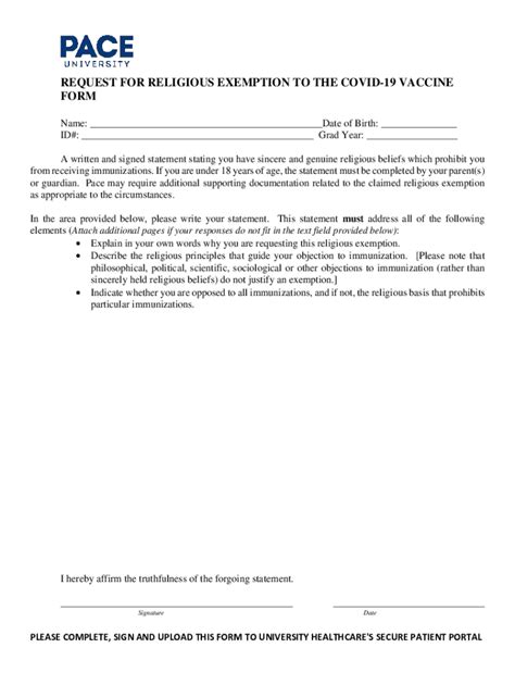 Religious Exemption Letter N J PDF AirSlate SignNow