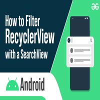 How To Filter A Recyclerview With A Searchview On Android