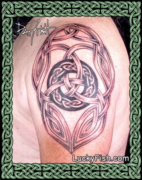 Ring Of Power Custom Celtic Tattoo — Luckyfish Inc And Tattoo Santa