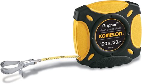 Komelon Usa 9901im Gripper Closed Case Long Tape Measure Inchmetric