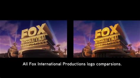 All Fox International Productions Logo Comparsions Youtube