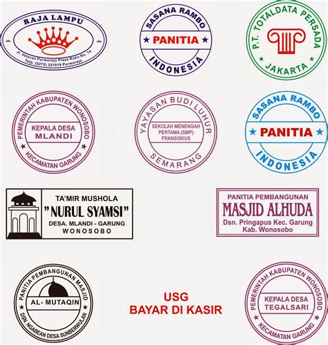 Stempel Murah And Kilat