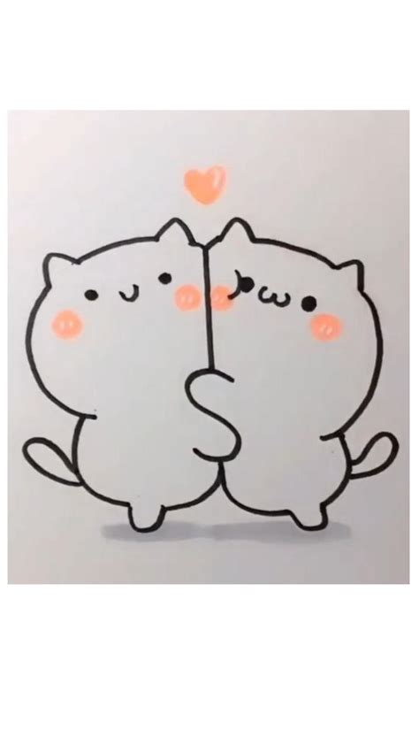 Hình Vẽ Sticker Và Chibi Cute đơn Giản đẹp Ngay Ngất