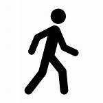 Walking Clipart Icon Person Stick Walk Stroll
