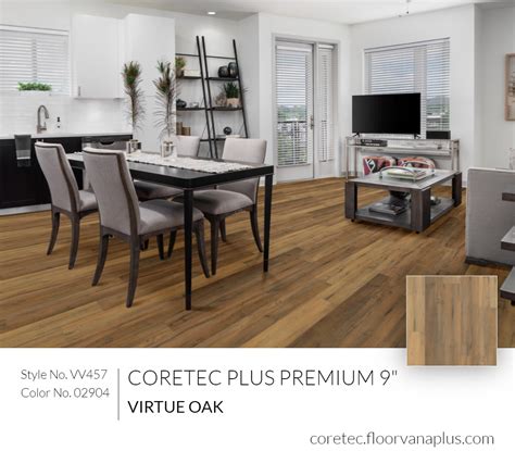 Coretec Plus Premium 9 Virtue Oak Vv457 02904 Waterproof Rigid Core