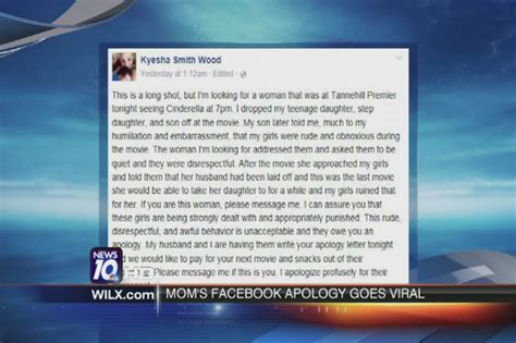 Mom Apologizes For Daughters Rude Theater Behavior On Facebook