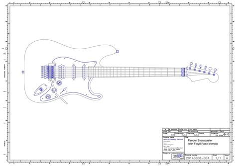 Fender Stratocaster With Floyd Rose Tremolo Guitar Design Floyd Rose
