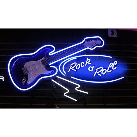 Rock And Roll Neon Sign 115432 Wall Art At Sportsmans Guide