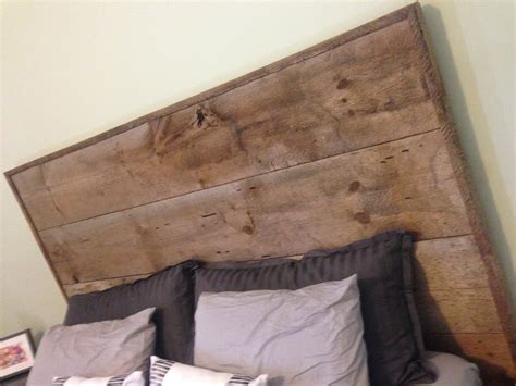 Reclaimed Barn Wood Headboard 66 12 Inches Tall By 70 Inches Wide Diy