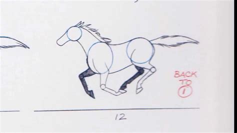 • lion walk cycle (front). Richard Williams Horses from Animation Survival Kit - YouTube