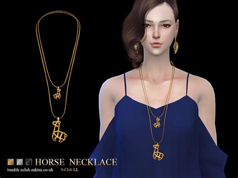 The Sims Resource S Club Ll Ts4 Necklace N11