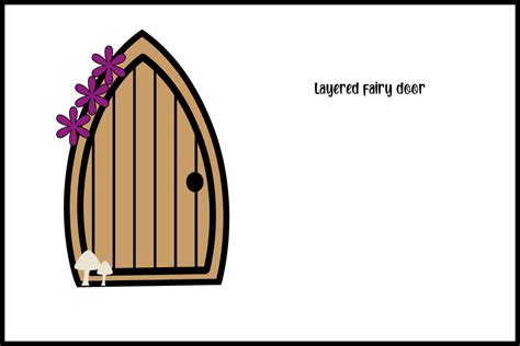 Fairy Door Svg Layered Graphic By Patchwork Pocket Designs