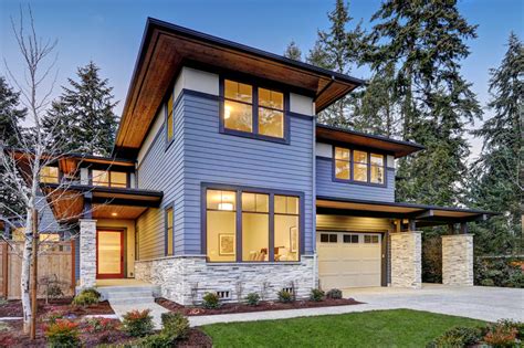 A mountain house design is always composed of the basic elements: 30+ Different West Coast Contemporary Home Exterior Designs