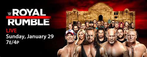 Wwe Royal Rumble 2017 Official Poster Wide By Mrphenomenal15 On