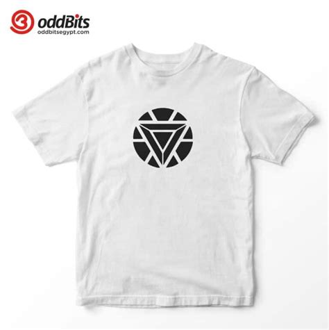 Iron Man Arc Reactor Cotton Graphic T Shirt For Men Oddbits