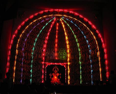 Time to pledge our commitment towards the environment this ganesh chaturthi. Lighting Decoration For Ganpati At Home | Lighting Ideas