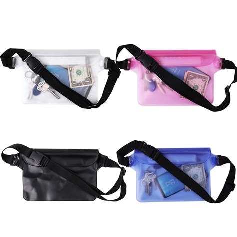 Womenandmen New Waterproof Waist Bags Phone Pouch Belt Pack Candy Color