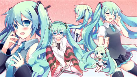 Wallpaper Ilustrasi Gadis Anime Karya Seni Gambar Kartun Vocaloid