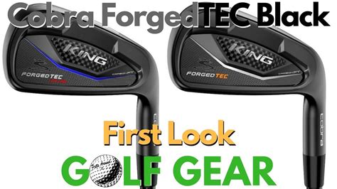 First Look Cobra Forged Tec Black Irons Youtube