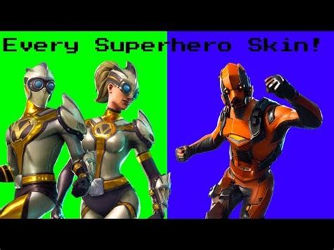 The superhero theme made its first entry in season 4 and has since been very popular among the game's player base. Ranking *EVERY SUPERHERO SKIN* In Fortnite: Battle Royale ...