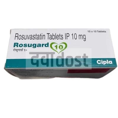 Rosugard 10mg Tablet 10s Upto 49 70 Off DawaaDost