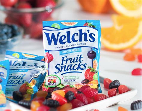 Welch's Fruit Snacks | 80 count x 0.9 oz | Bulk Fruit Sacks | Boxed