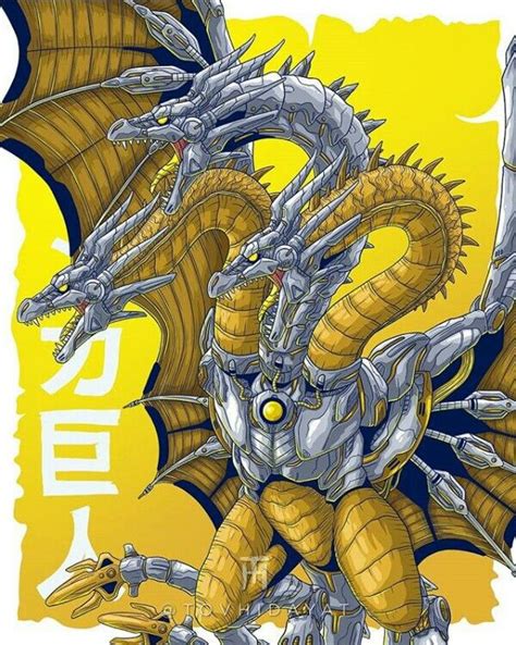 Mecha King Ghidorah All Godzilla Monsters Kaiju Monsters Kaiju