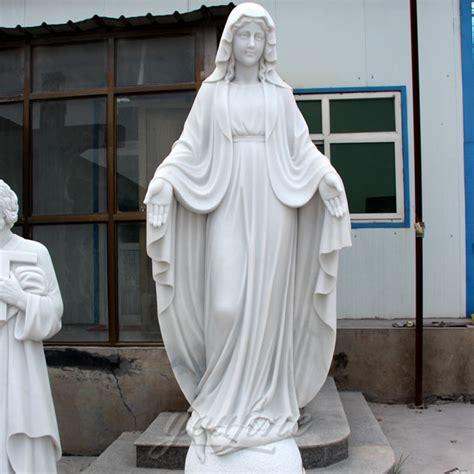 High Quality Stone Saint Virgin Mary Garden Statues For Church Decor