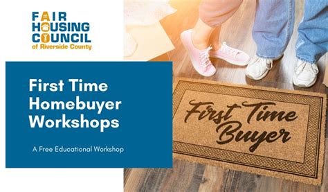 Free Educational First Time Homebuyer Workshops Fair Housing Council