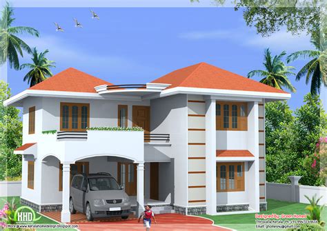 1800 Sqfeet 2 Storey Home Design Kerala Home Design And Floor Plans