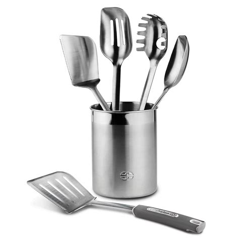 You can also choose from sustainable, stocked, and eco. Calphalon Stainless Steel Utensil Set, 6 Piece | Cutlery ...