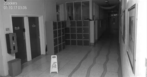 irish secondary school cctv camera captures second terrifying ghost causing havoc in corridors
