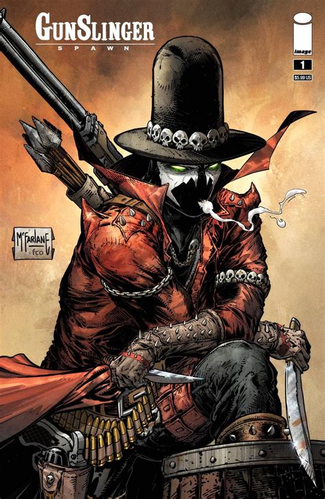 Gunslinger Spawn 1 Todd Mcfarlane Variant Cover B Legacy Comics And