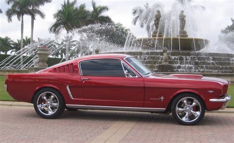 Candy Red 1966 Ford Mustang Fastback Photo Detail